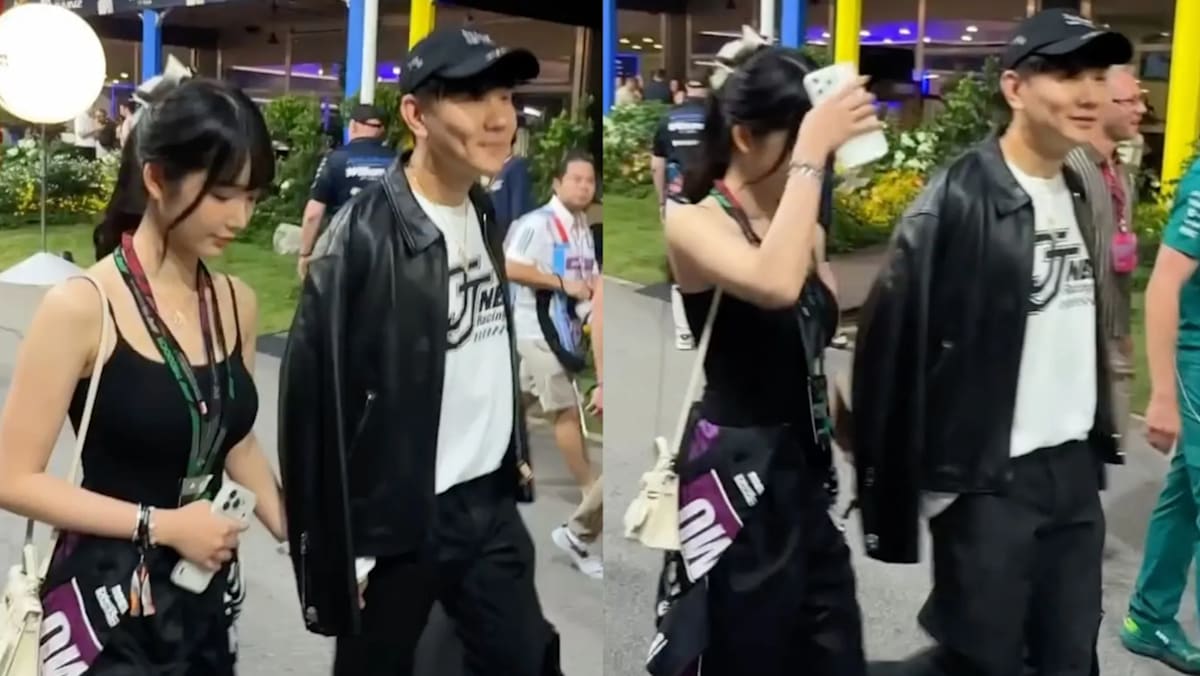 F1开唱后甜蜜放闪,林俊杰被目击牵手女友七七离场